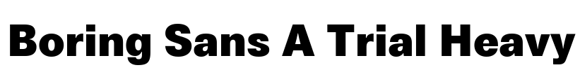 Boring Sans A Trial Heavy