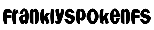 FranklySpokenFS Font Image
