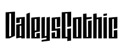 DaleysGothic Font Image
