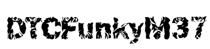 DTCFunkyM37 Font Image