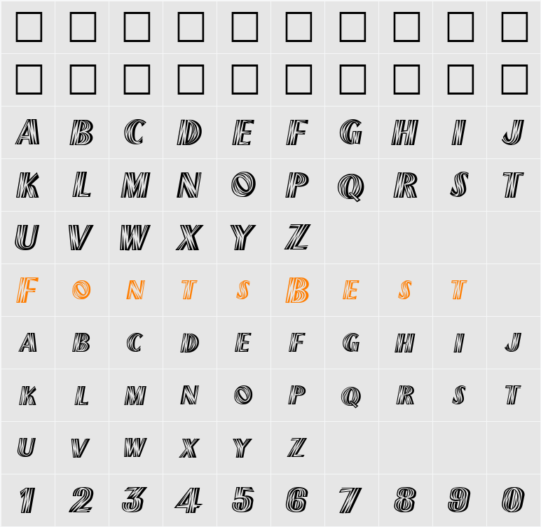 ChiliPepper Character Map