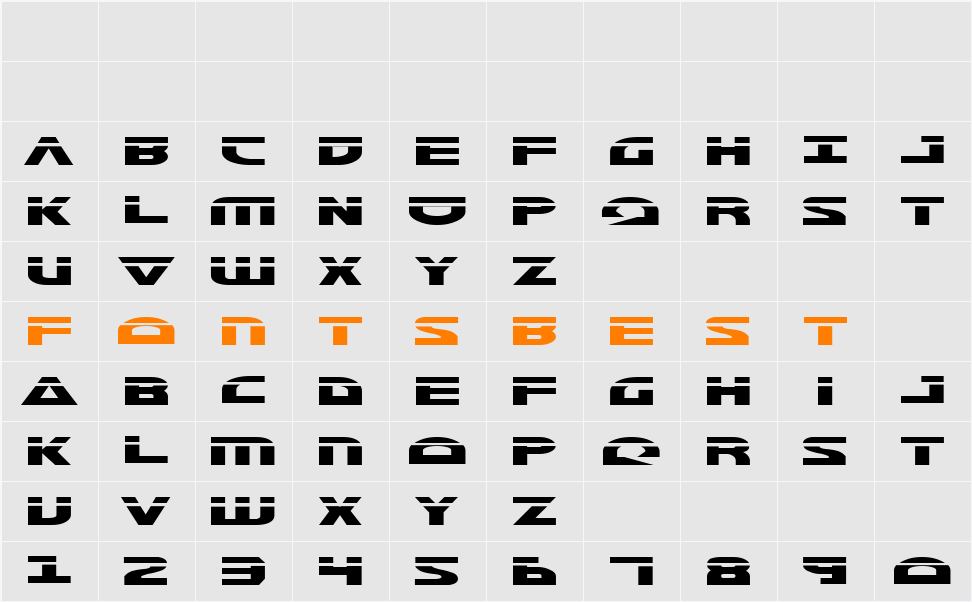 Morse NK Laser Character Map
