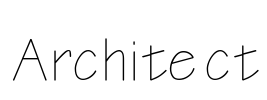 Architect Font Image