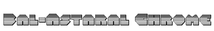 Bal-Astaral Chrome Font Image