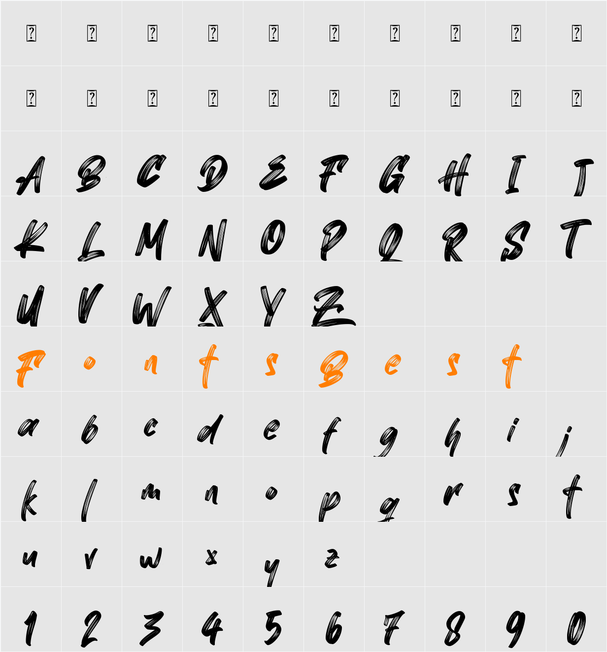 Better Brush Character Map