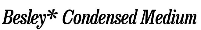 Besley* Condensed Medium