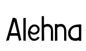 Alehna Font Image