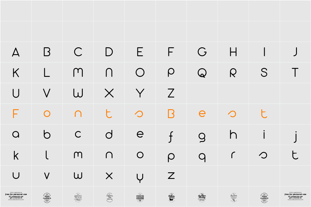 Arista 2.0 Alternate Light Character Map
