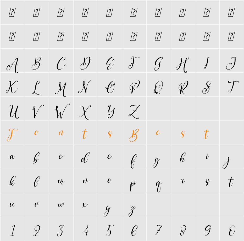 Benttaria Delissha Character Map