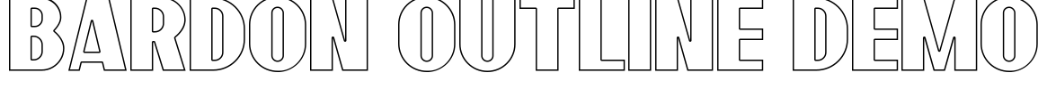 Bardon Outline Demo