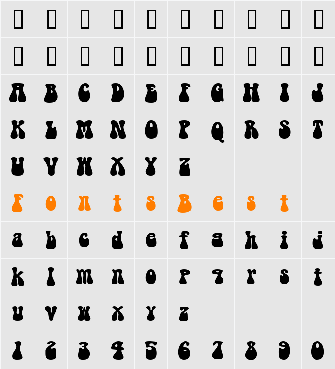 Groovy-Extended Character Map