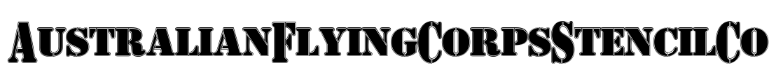 AustralianFlyingCorpsStencilCo