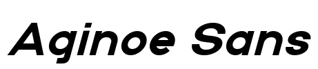 Aginoe Sans Font Image