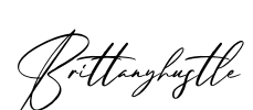 Brittanyhustle Font Image