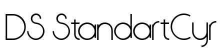 DS StandartCyr Font Image