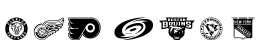 NHL EAST Font Image
