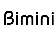 Bimini Font Image