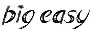 Big Easy Font Image