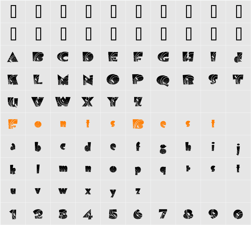 Milky Way Character Map