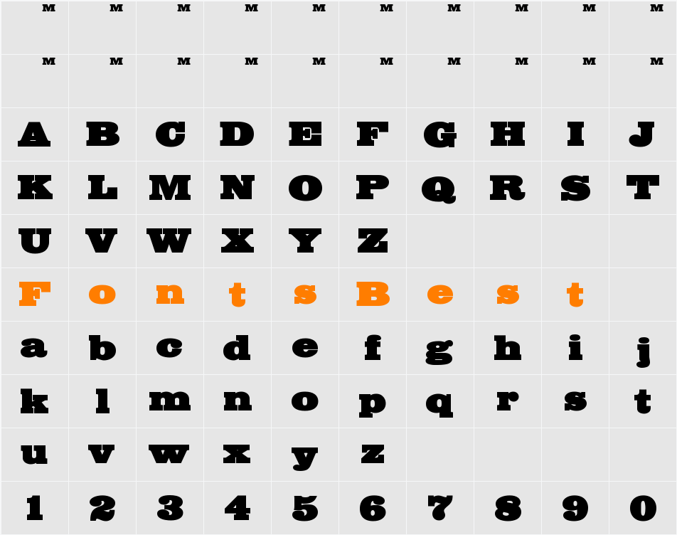 BigMummy Character Map
