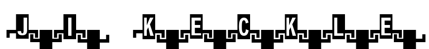 JI-Keckle Font Image