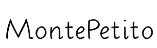 MontePetito Font Image