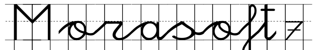 Morasoft7 Font Image