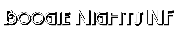 Boogie Nights NF Font Image