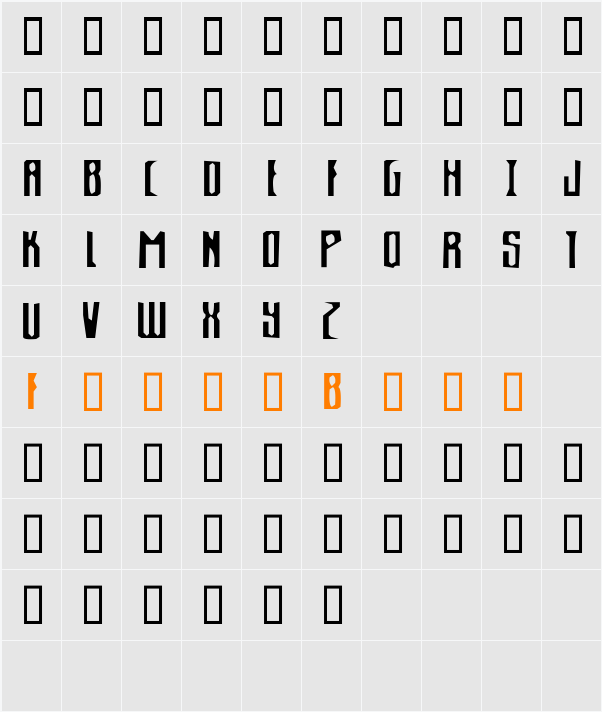 Cheap-Ass Phaser Character Map