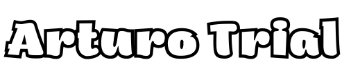 Arturo Trial Font Image