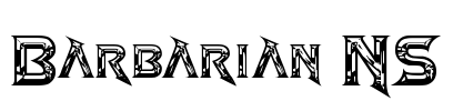 Barbarian NS Font Image