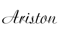 Ariston Font Image
