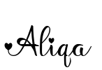 Aliqa Font Image