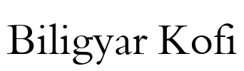 Biligyar Kofi Font Image