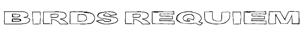Birds Requiem Font Image