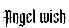 Angel wish Font Image