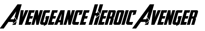 Avengeance Heroic Avenger