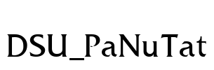DSU_PaNuTat Font Image