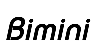 Bimini Font Image