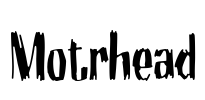 Motrhead Font Image