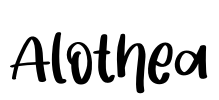 Alothea Font Image