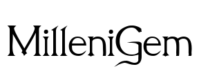MilleniGem Font Image