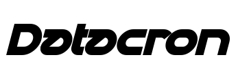 Datacron Font Image