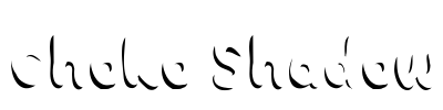 Choko Shadow Font Image