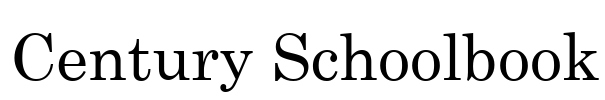 Century Schoolbook