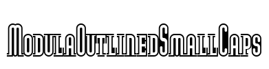 ModulaOutlinedSmallCaps