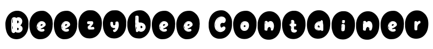 Beezybee Container Font Image