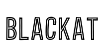 BLACKAT Font Image