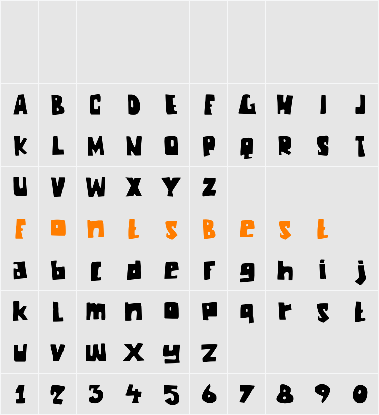 DK Chunky Chicken Character Map