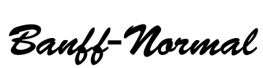 Banff-Normal Font Image